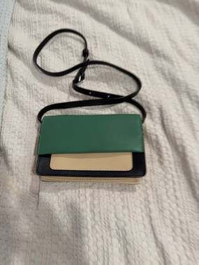 & Other Stories Colorblock Leather Crossbody Bag